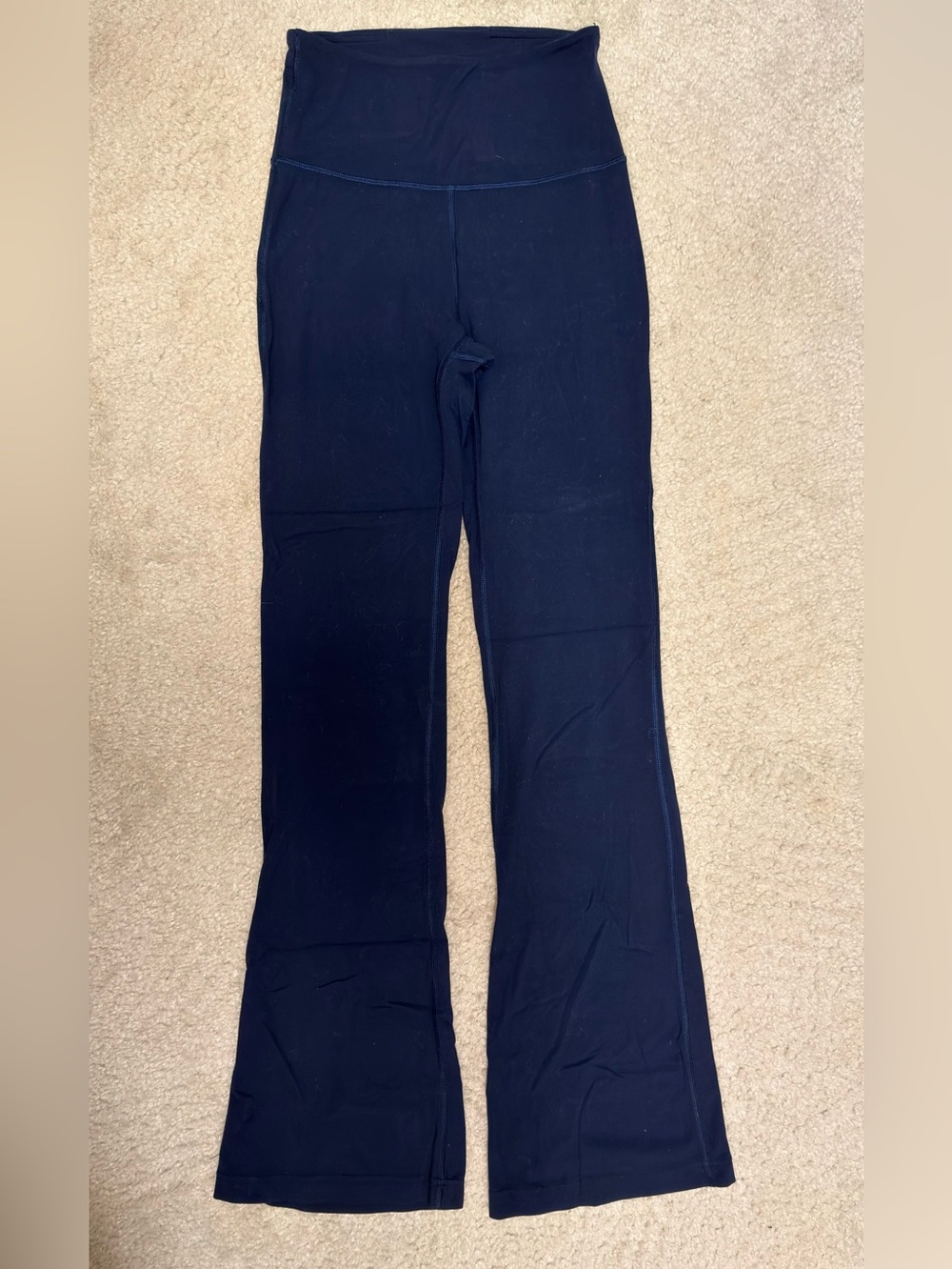 lululemon athletica groove nulu flare true Navy Performance Leggings
